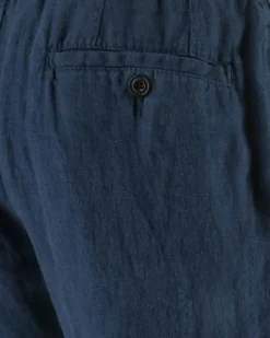 BERMUDAS DE LINO AZUL HARTFORD