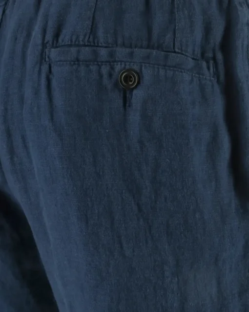 BERMUDAS DE LINO AZUL HARTFORD