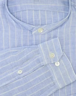 CAMISA DE LINO CON CUELLO MAO HARTFORD