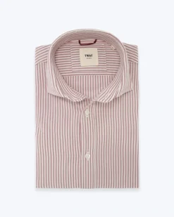 CAMISA DE RAYAS ROSAS TWAY