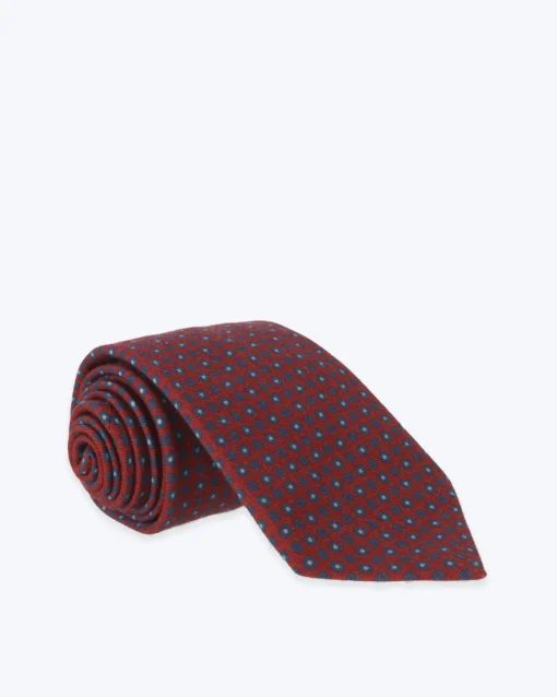 CORBATA DE LANA Y ALGODÓN FULHAM