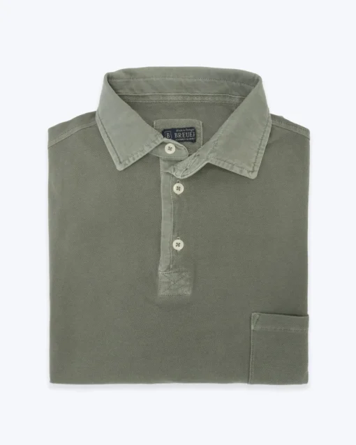 POLO DE PIQUÉ DE MANGA LARGA BREUER
