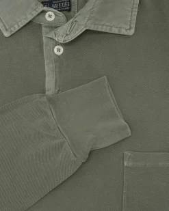POLO DE PIQUÉ DE MANGA LARGA BREUER