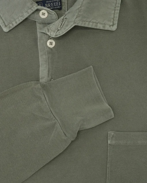 POLO DE PIQUÉ DE MANGA LARGA BREUER